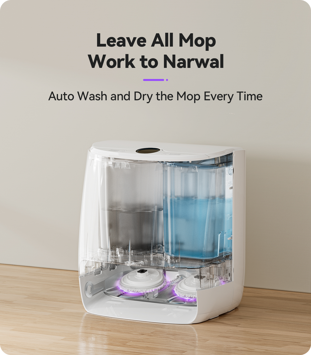 Robot Vacuum & Mop Narwal T10, 4in1 Robot Mop & Vacuum With