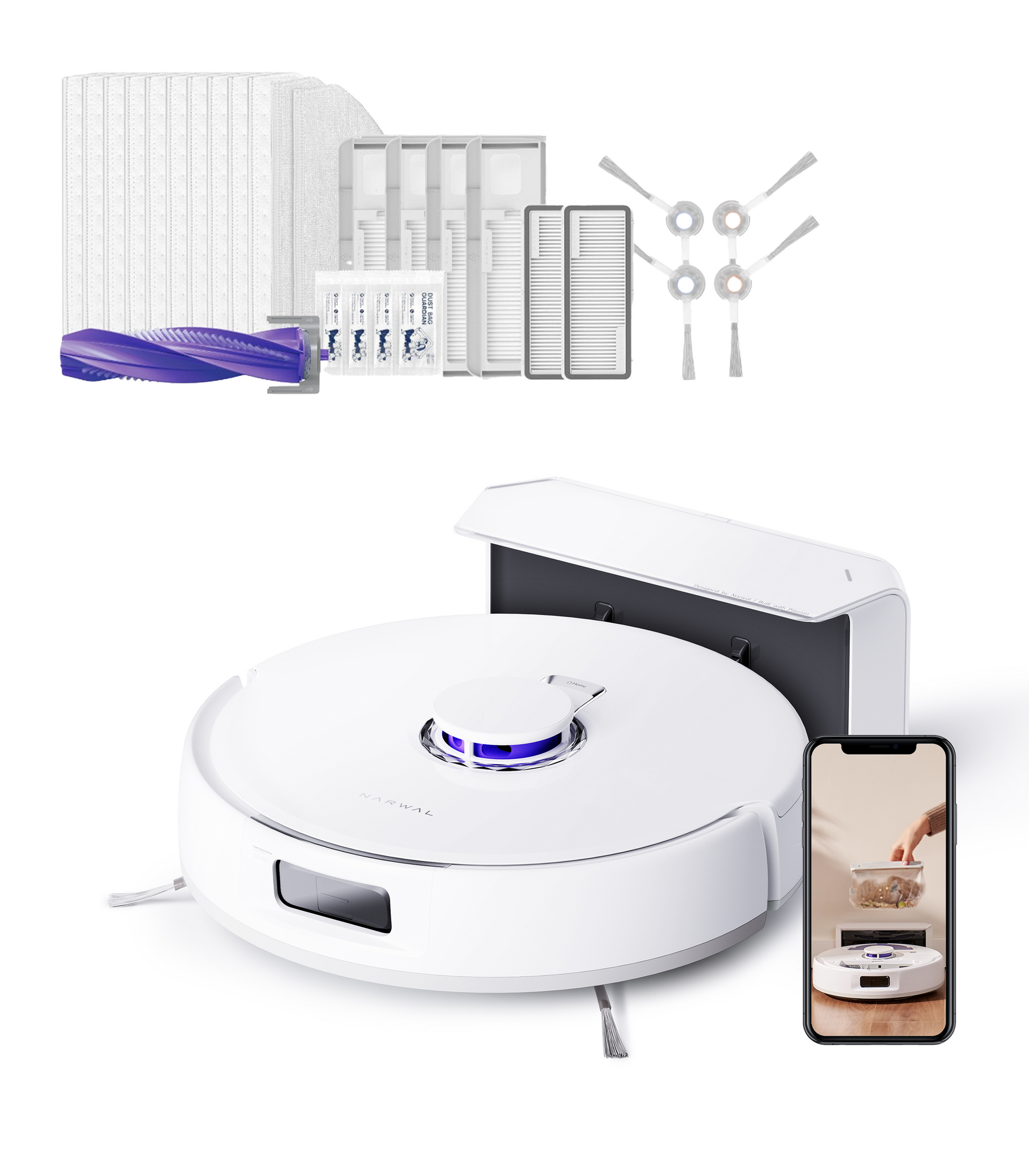 Narwal Freo X Plus Robot Vacuum Cleaner and Mop with Accessories Pack