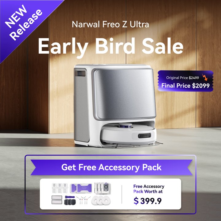 Narwal Freo Z Ultra Robotic Vacuum &amp; Mop